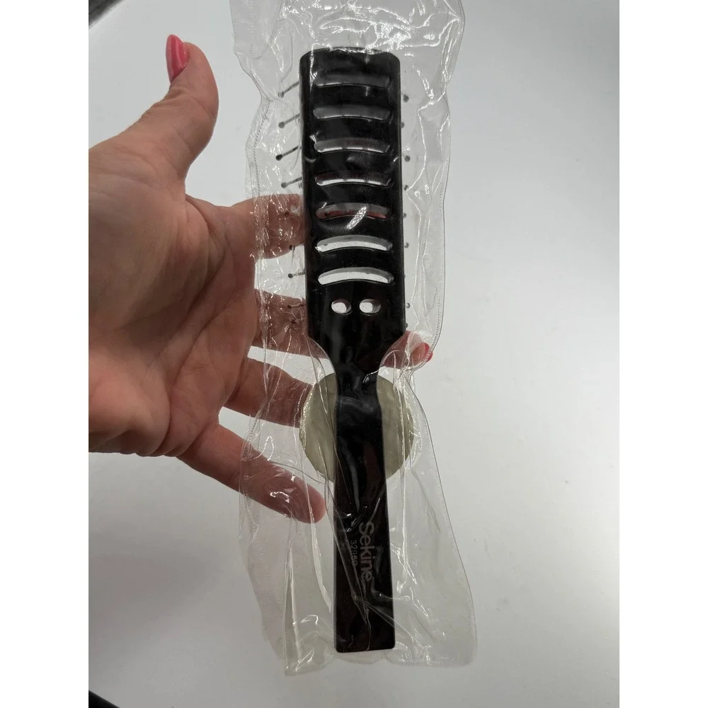 Vintage Sekine's Massager Hair Brush Vented Blow Drying New in package Old Stock